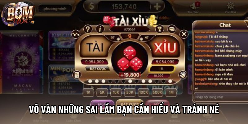 Vô vàn những sai lầm bạn cần hiểu và tránh né